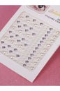 Pearl Heart Crystal Face & Body Sticker Set – 170 Pieces