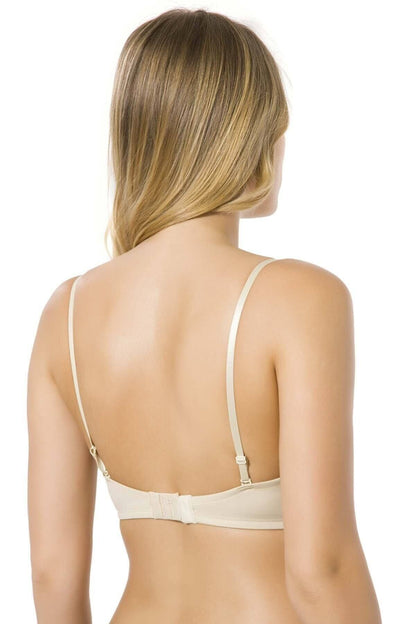 Lace Strapless Underwired Silicone Support Bra – Nude
