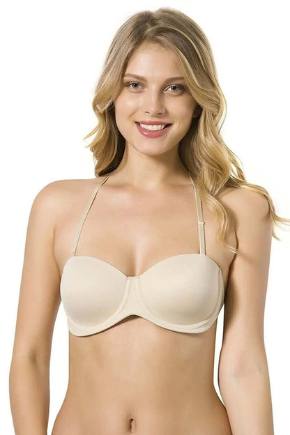 Nude Micro Invisible Bra – Clear Back Silicone Strap