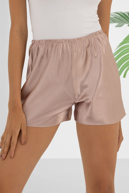 Women’s Satin Mini Lounge Shorts