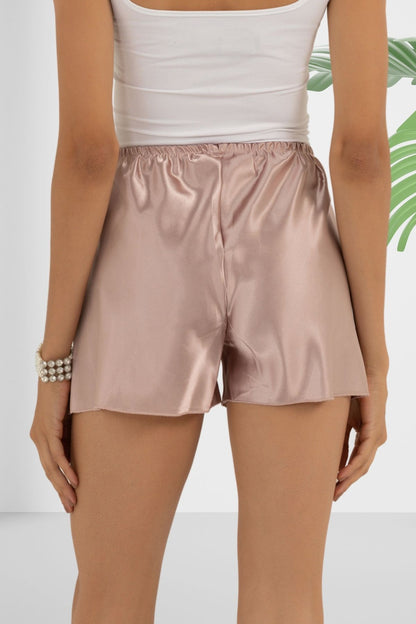 Women’s Satin Mini Lounge Shorts